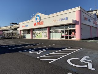 大治町　西松屋さま駐車場　塗り替え工事