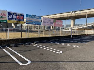 大治町　西松屋さま駐車場　塗り替え工事