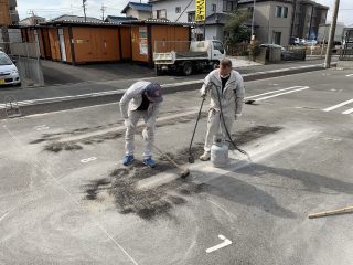 名古屋市熱田区　駐車場改修工事