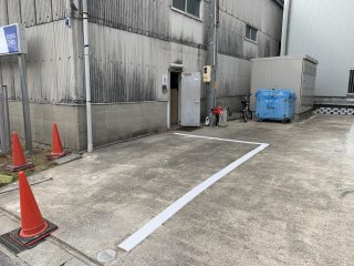 甚目寺町　企業様駐車場ライン工事