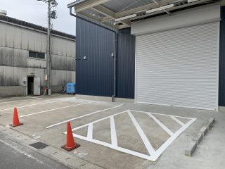 甚目寺町　企業様駐車場ライン工事