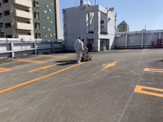 名古屋市名東区　パチンコ店様駐車場