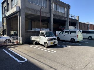 一宮市　店舗様駐車場ライン工事