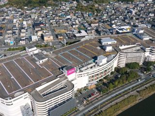 静岡県浜松市　イオンモール浜松志都呂様　屋上駐車場　ライン引き…