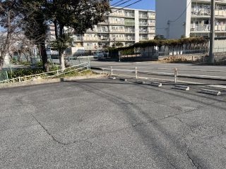 愛知県　豊田市　店舗駐車場　塗り替え工事