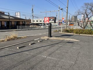 愛知県　豊田市　店舗駐車場　塗り替え工事