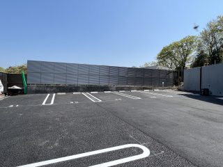名古屋市　東区　マンション駐車場　新設ライン工事